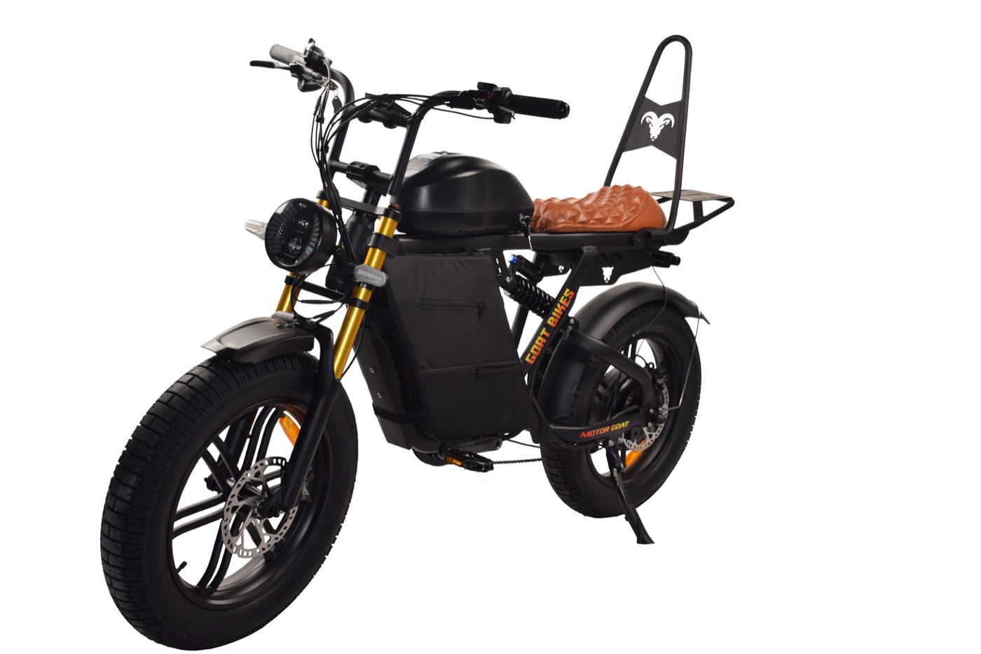 Backrest and Cargo Rack for Motor Goat and Power Goat