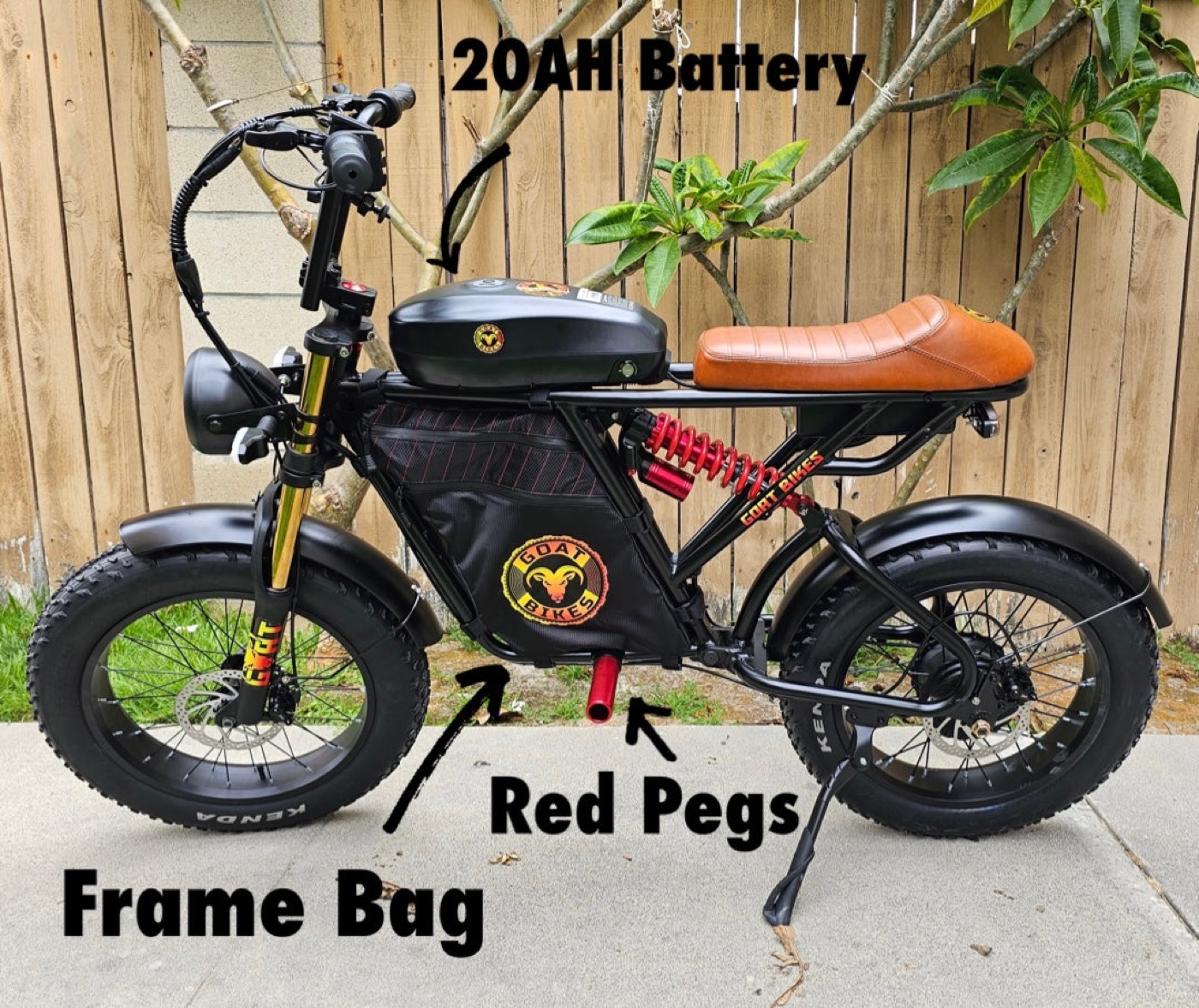 Red Foot Pegs