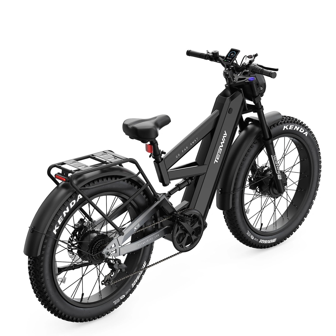 TESWAY Rear Rack & Fenders