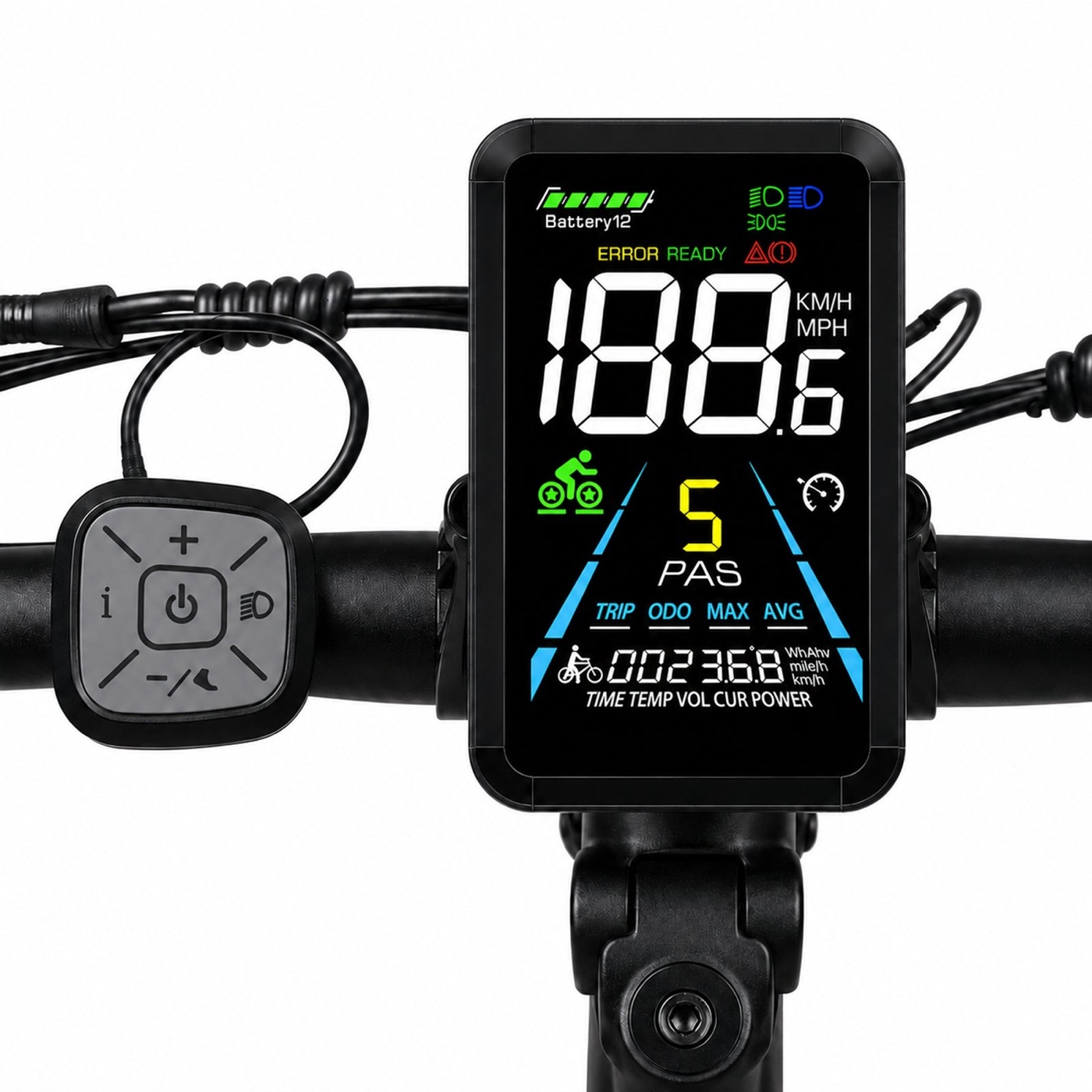 Tuttio Adria26 Dual Motor Electric Bike Display New Version