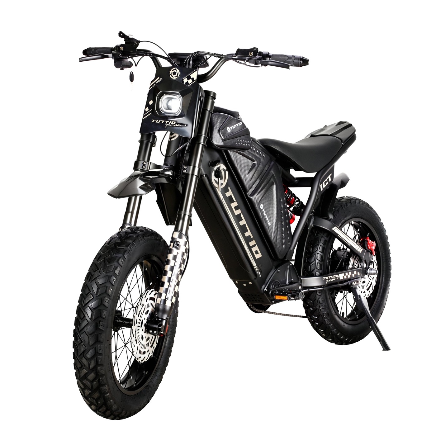 Tuttio ICT Ebike Hard Shell Storage Bag Set for Frame & Top Tube & Rear Rack