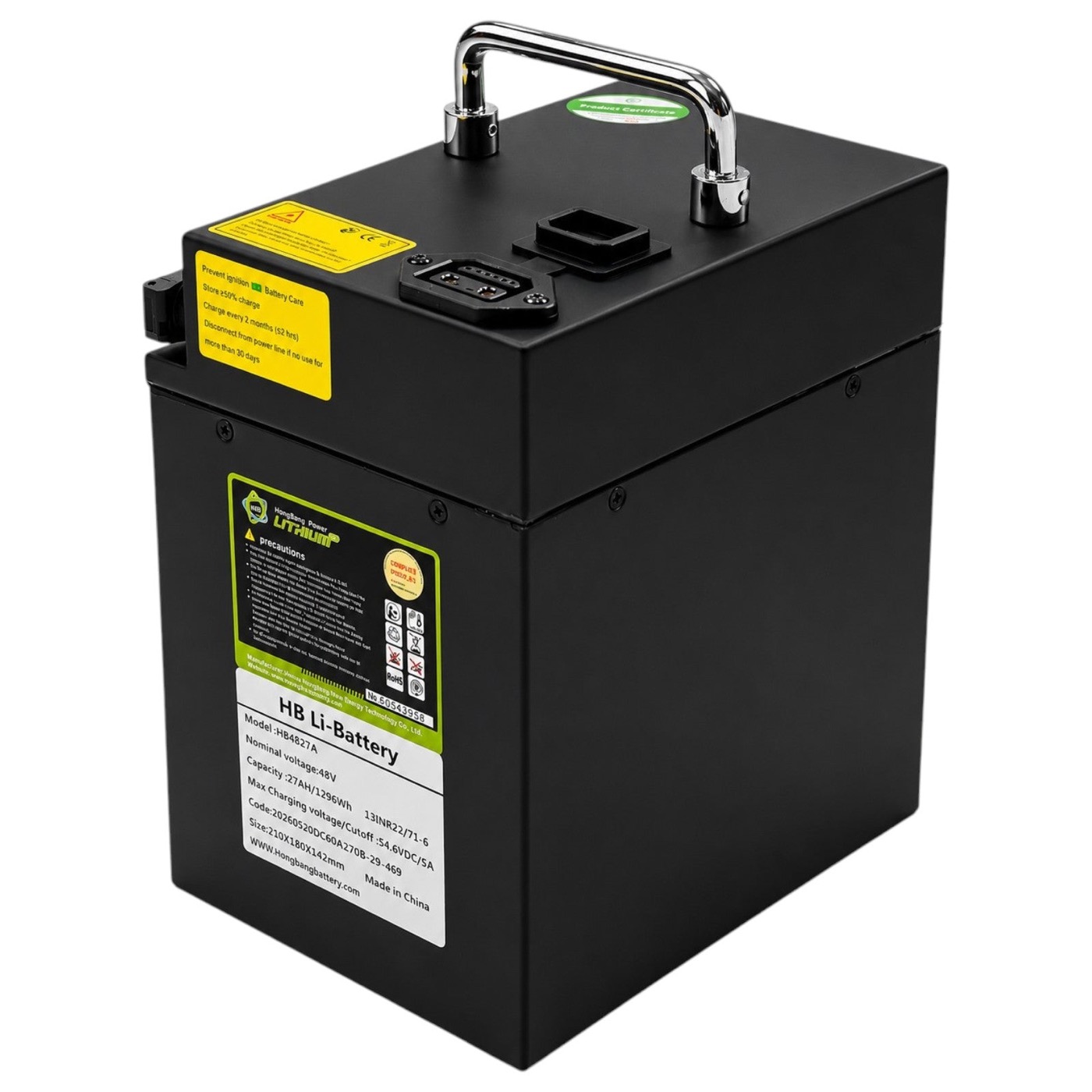 TUTTIO Soleil01 Ebike 27Ah Extended Range Battery Upgrade Kit (Battery + 3A Charger)