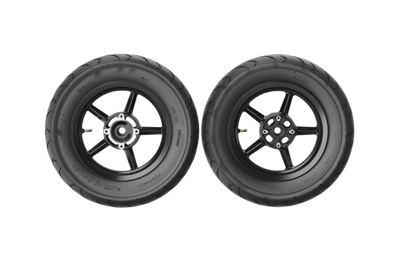 Yozma Electric Dirt Bike Street Tire Set (Front & Rear) — IN 10 Only