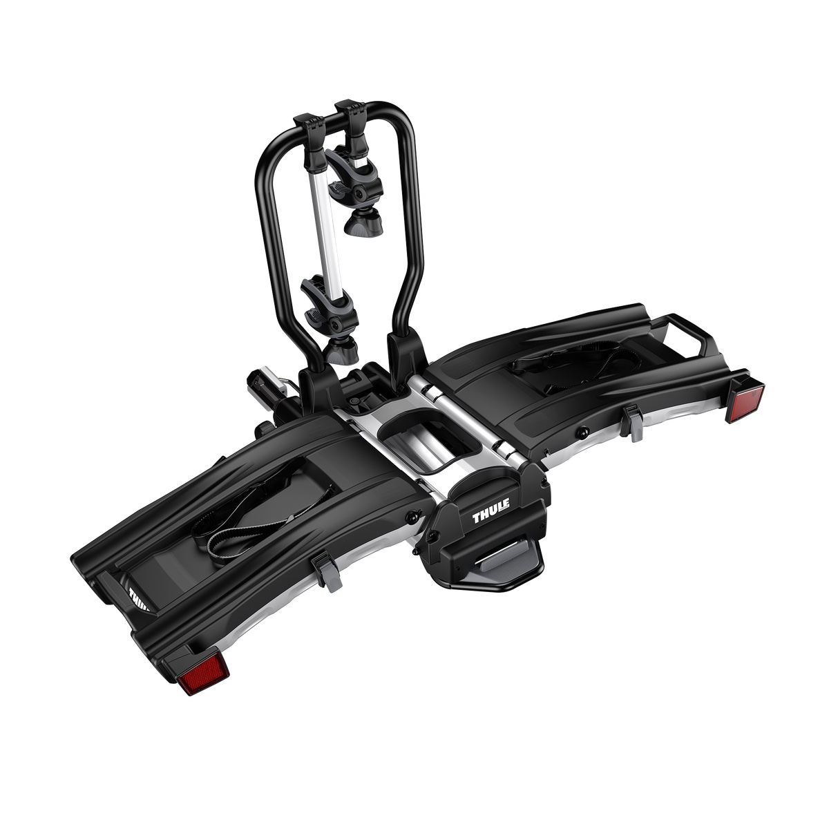 Thule EasyFold XT 2 hitch bike rack, unfolded