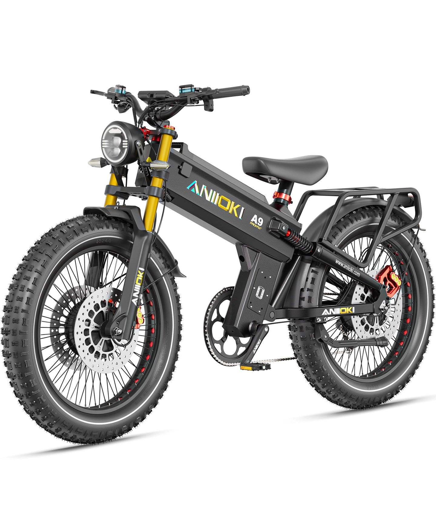Aniioki A9 Pro Max Dual Motor 2.0 in Matte Black