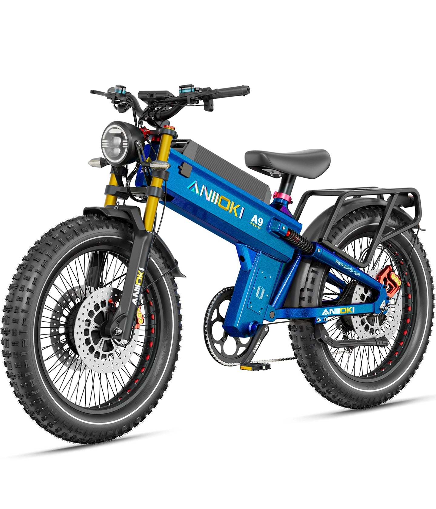Aniioki A9 Pro Max Dual Motor 3.0 in Aurora Blue