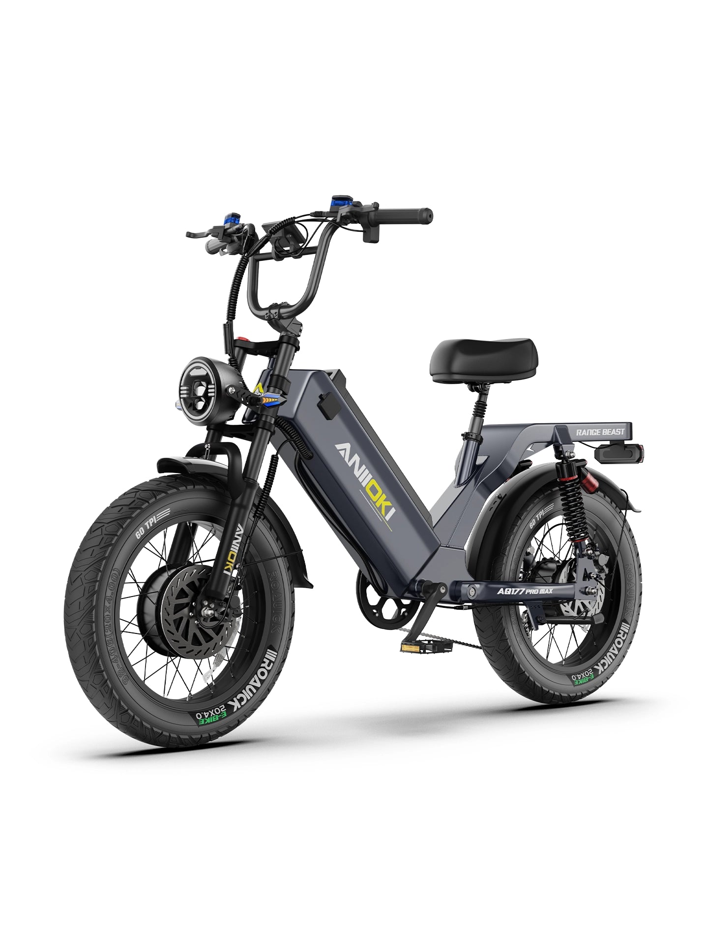 Aniioki AQ177 Pro Max Dual Motor in Matte Gray