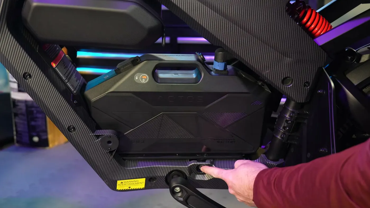 Aotos Flux X26 Pro frame battery