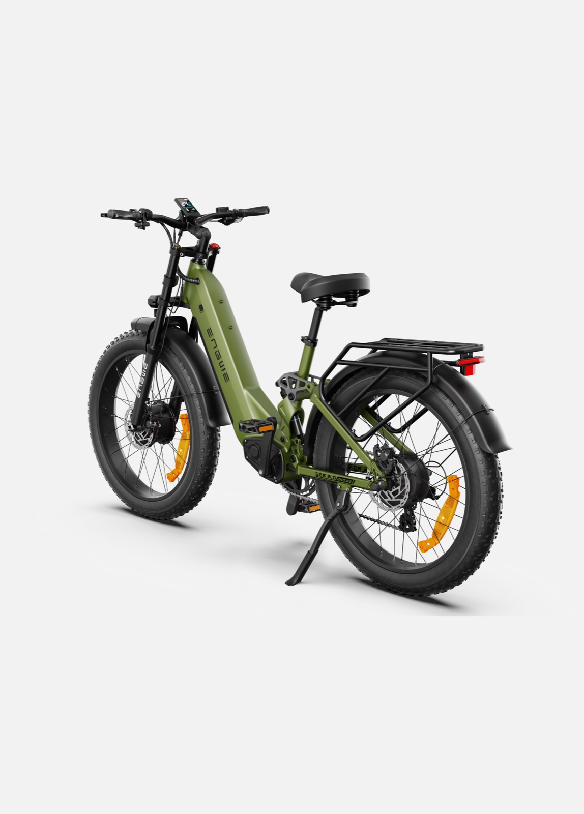 Engwe E26 3.0 front hub motor and triple-crown fork