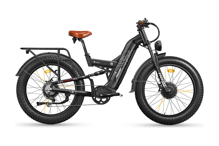 Freesky Warrior Pro in black with tan saddle and grips, the one Ben tested