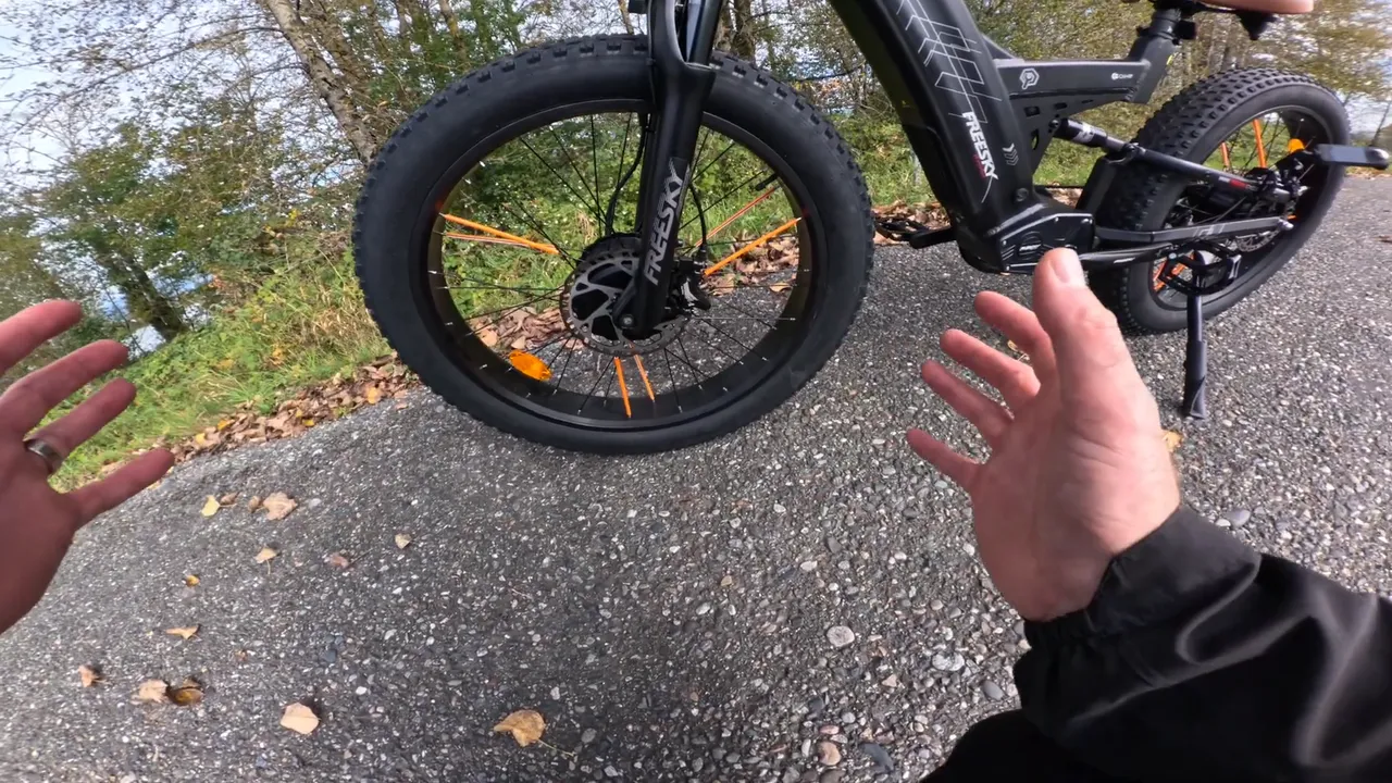 The Freesky Warrior Pro front wheel