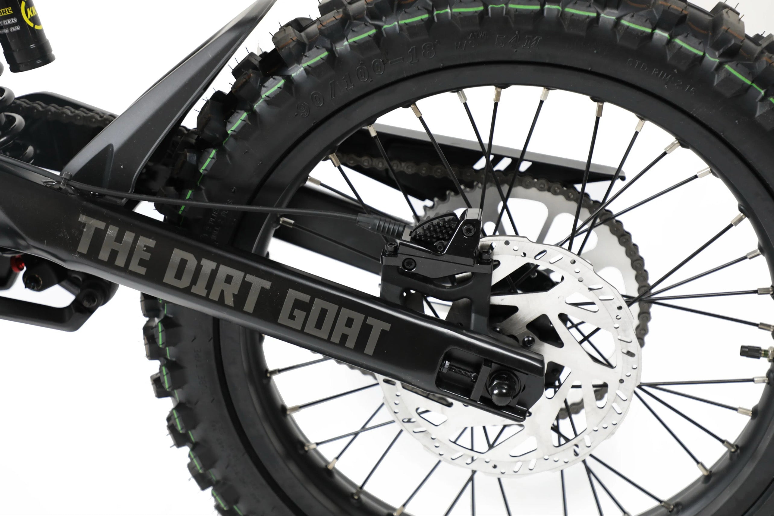Rear swingarm and CST 90/100-18 tire