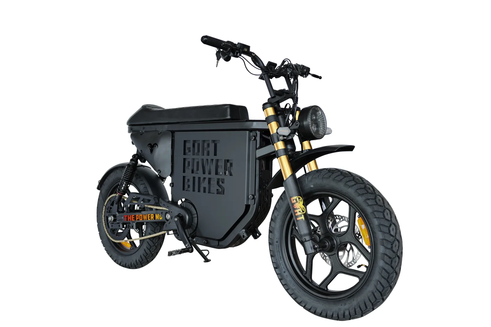 Power Goat MD in Black + Gold Forks