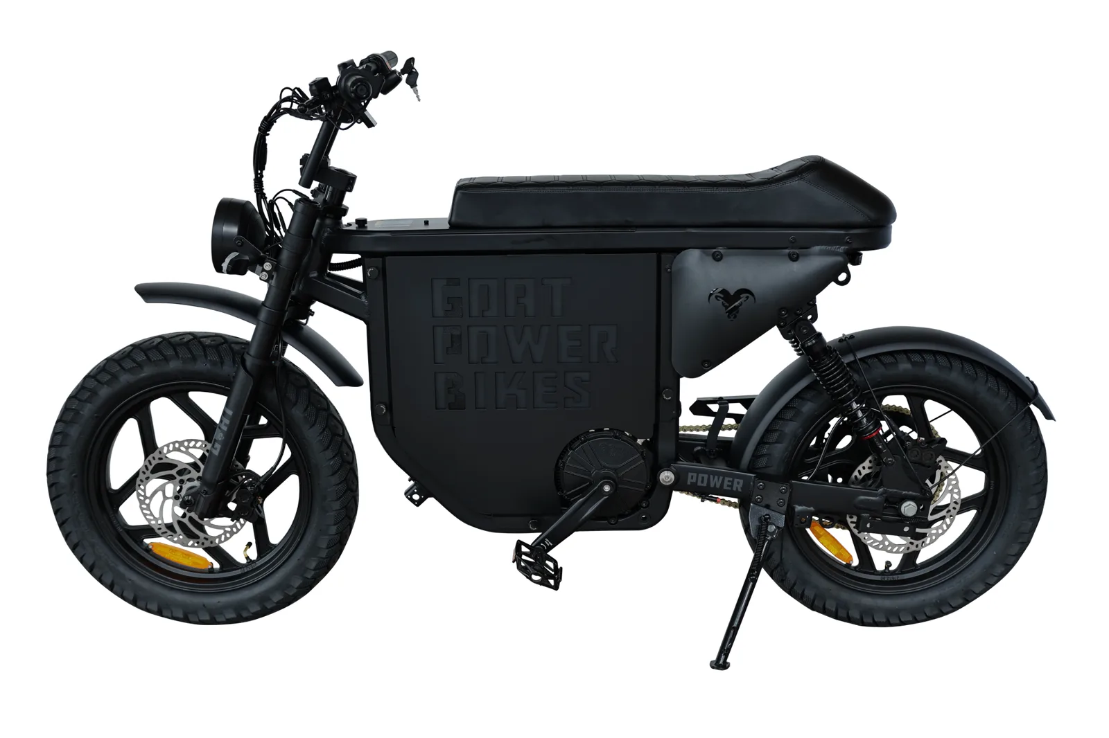 Power Goat MD: Rear three-quarter, all black