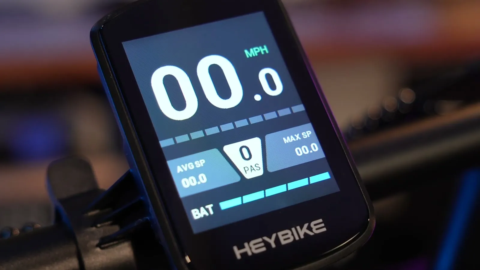 Heybike Titan display