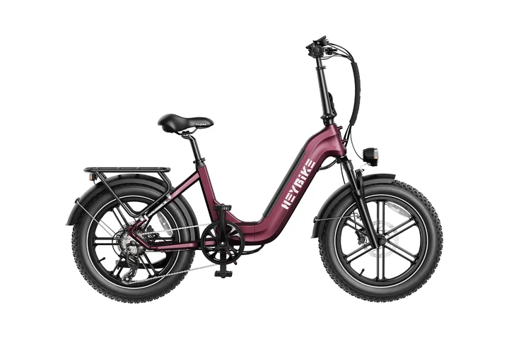 Heybike Ranger S in Merlot Red, the colour Ben tested