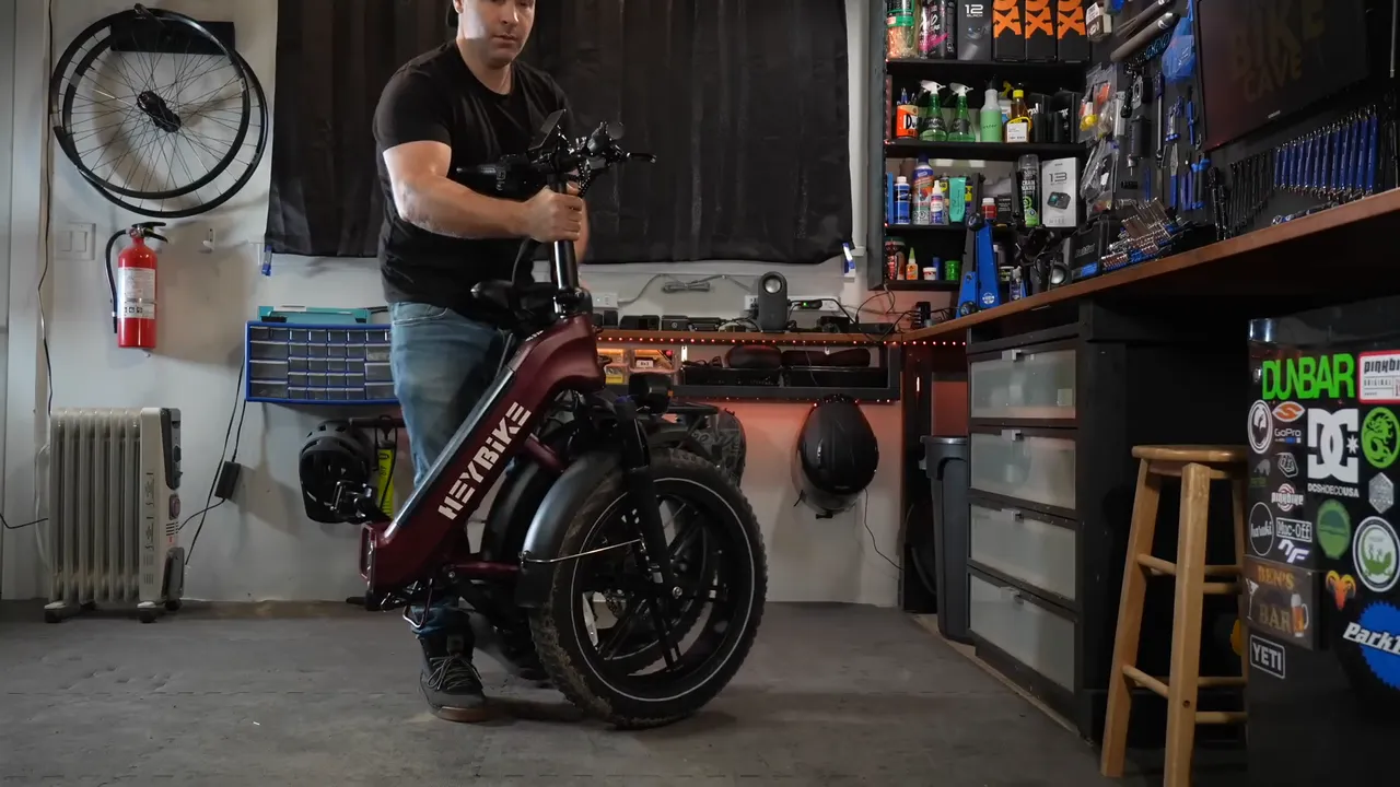 Heybike Ranger S Frame, Fold & Suspension