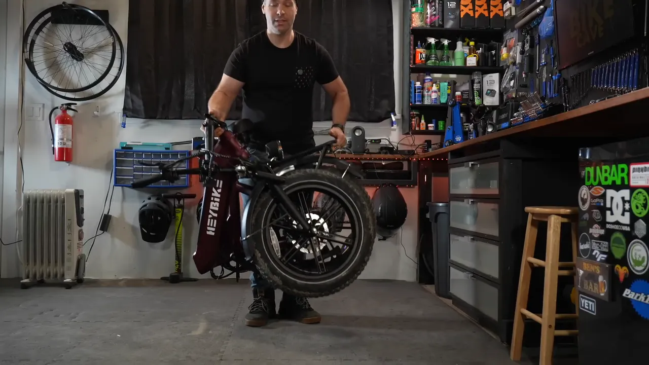 folded bike