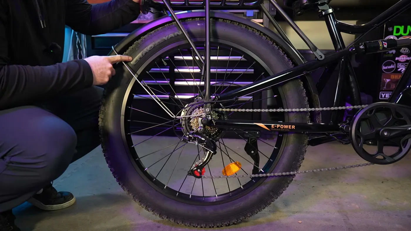 rear wheel and drivetrain