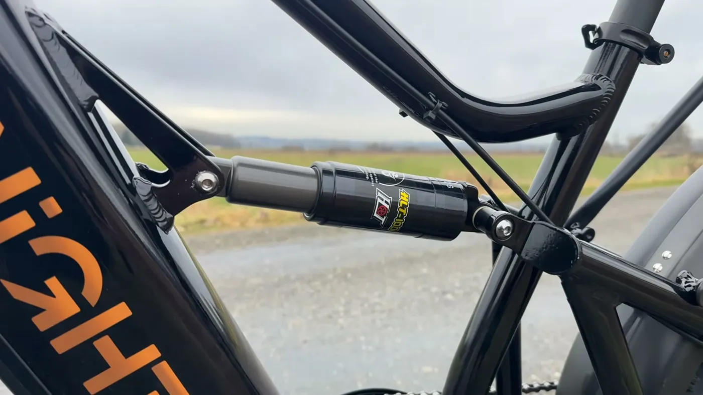 frame and rear shock