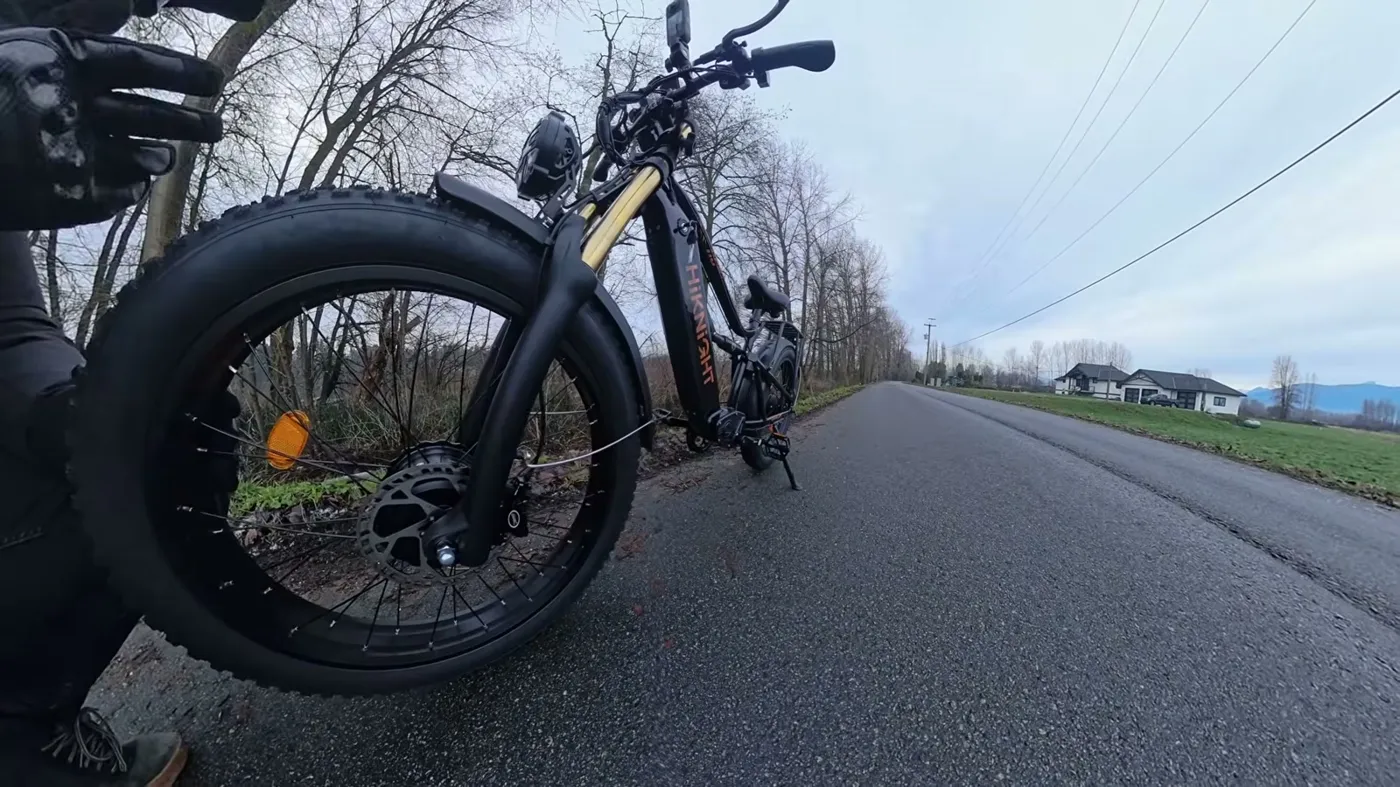 riding on pavement