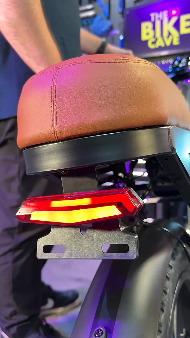 Saddle and LED taillight