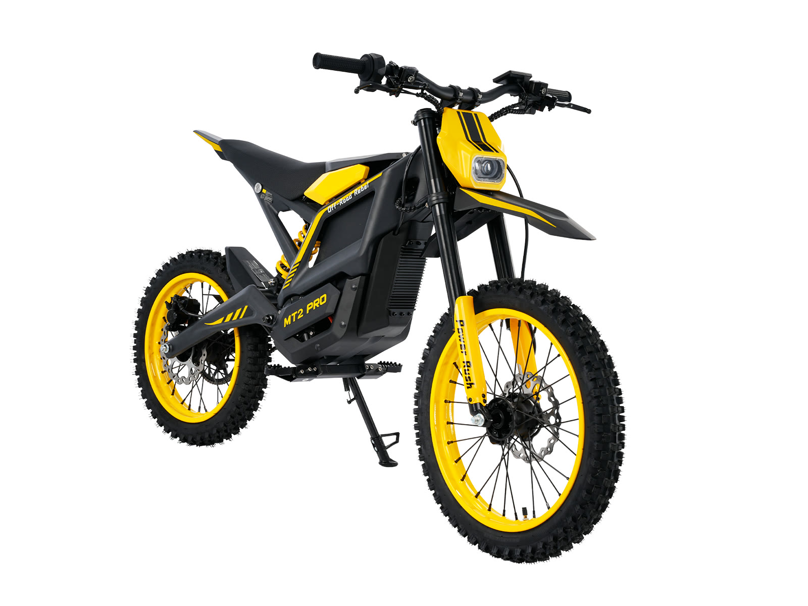 Monster Pro in yellow, front view