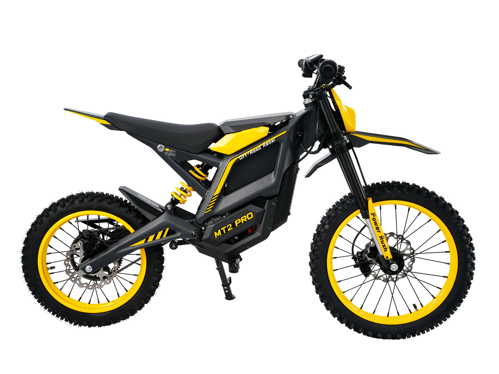Monster Pro in yellow, side profile