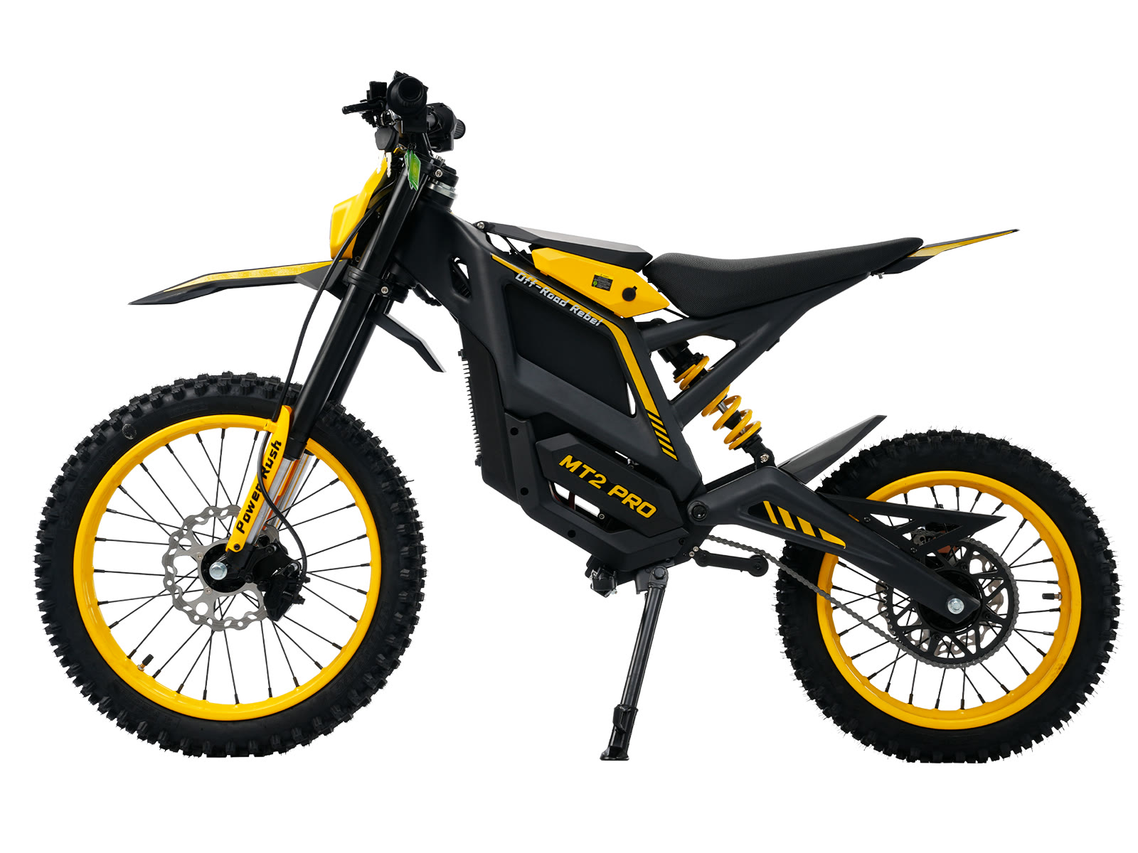 Monster Pro in yellow, left side