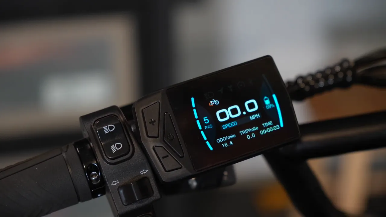 display close-up