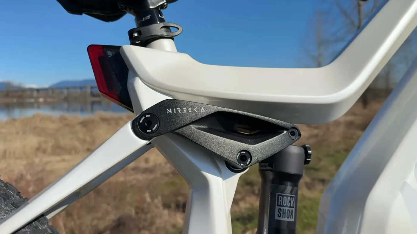 frame and rear shock