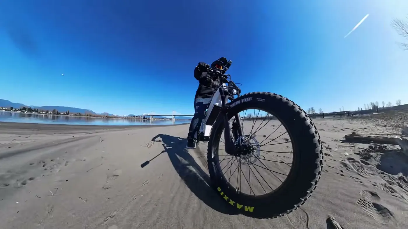 on the beach