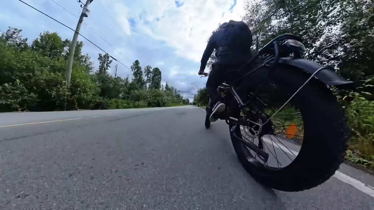 Ben riding the Philodo Forester 60V
