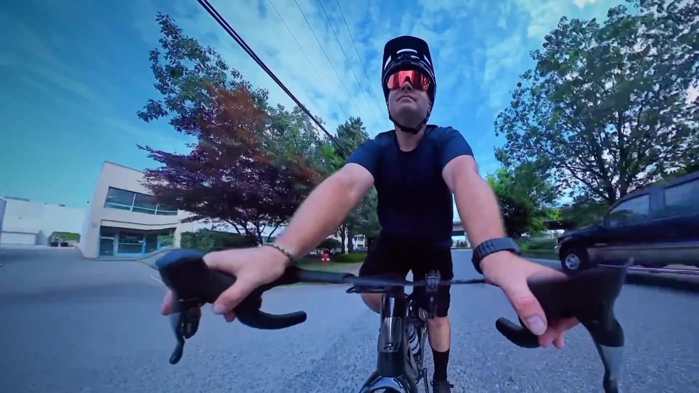 Riding the CF Racer1 on the 100 km group road ride