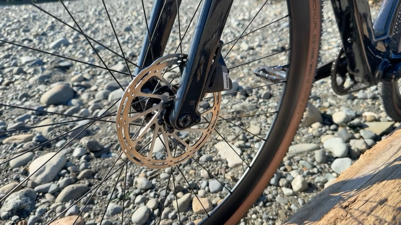 160mm front disc brake rotor