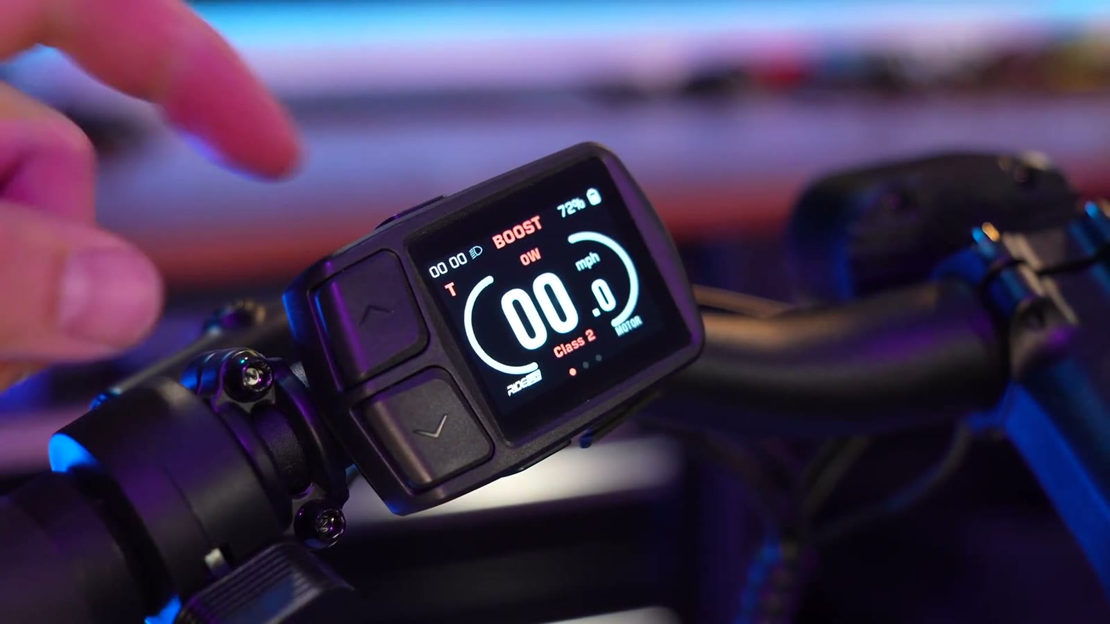 Ride1Up colour display