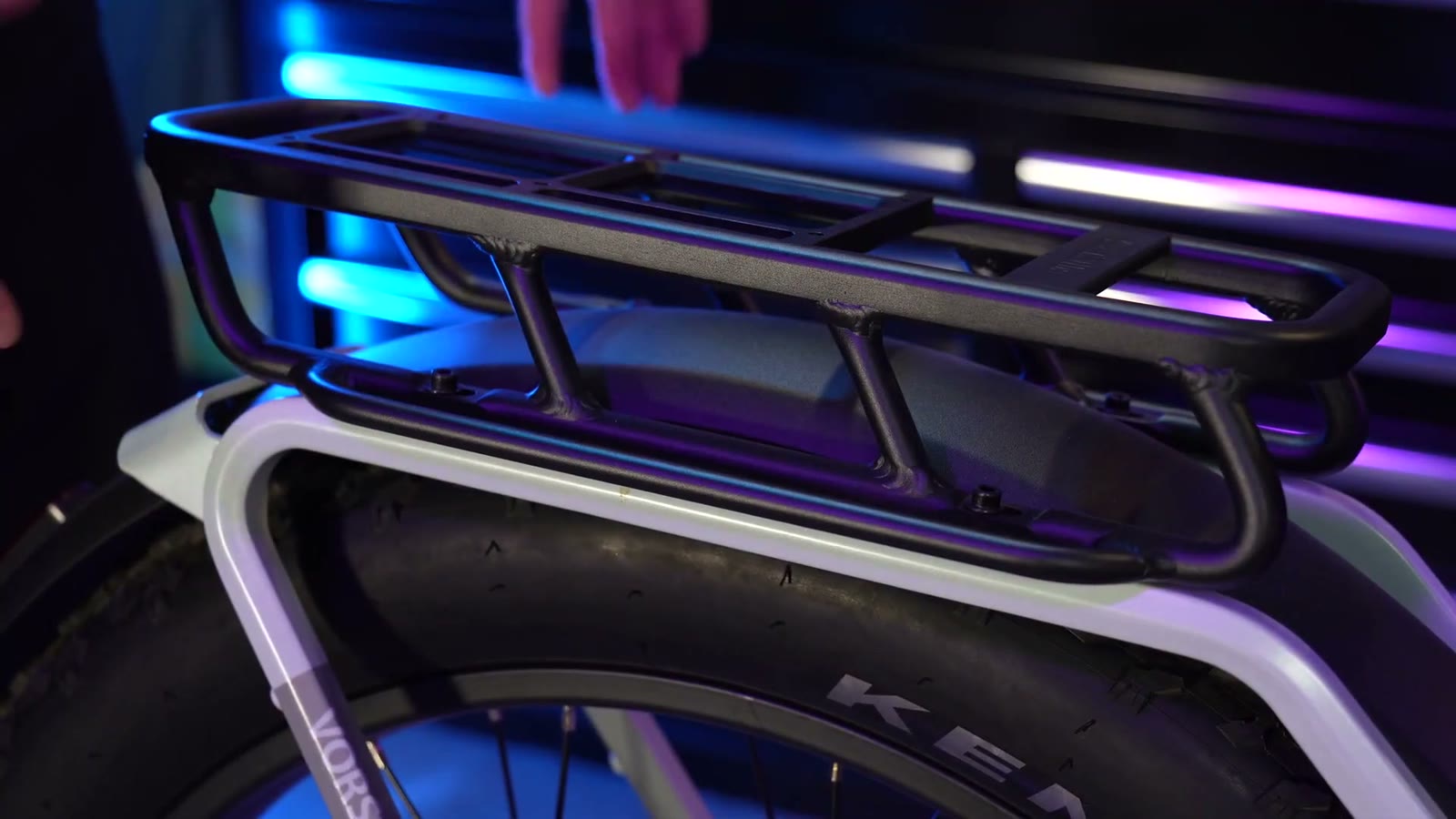 Welded rear rack