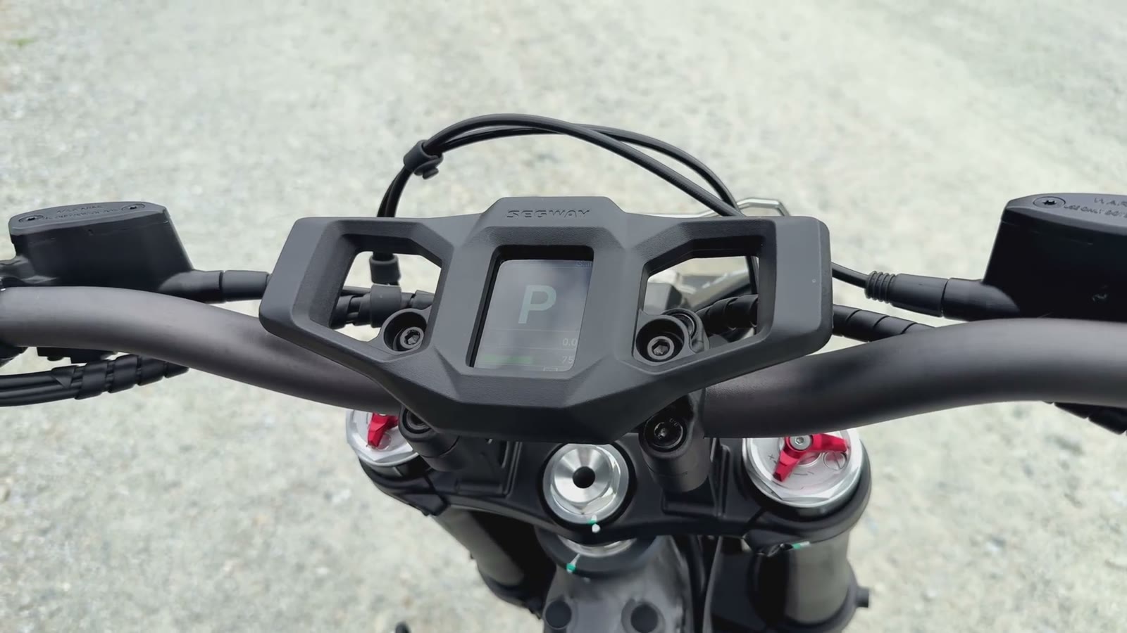 Segway Xaber 300 cockpit and display