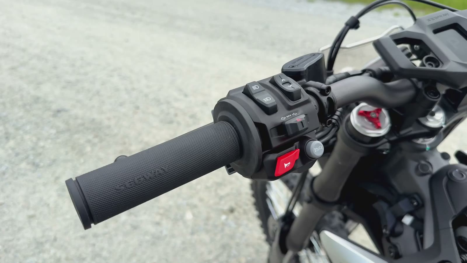 Segway Xaber 300 left handlebar controls