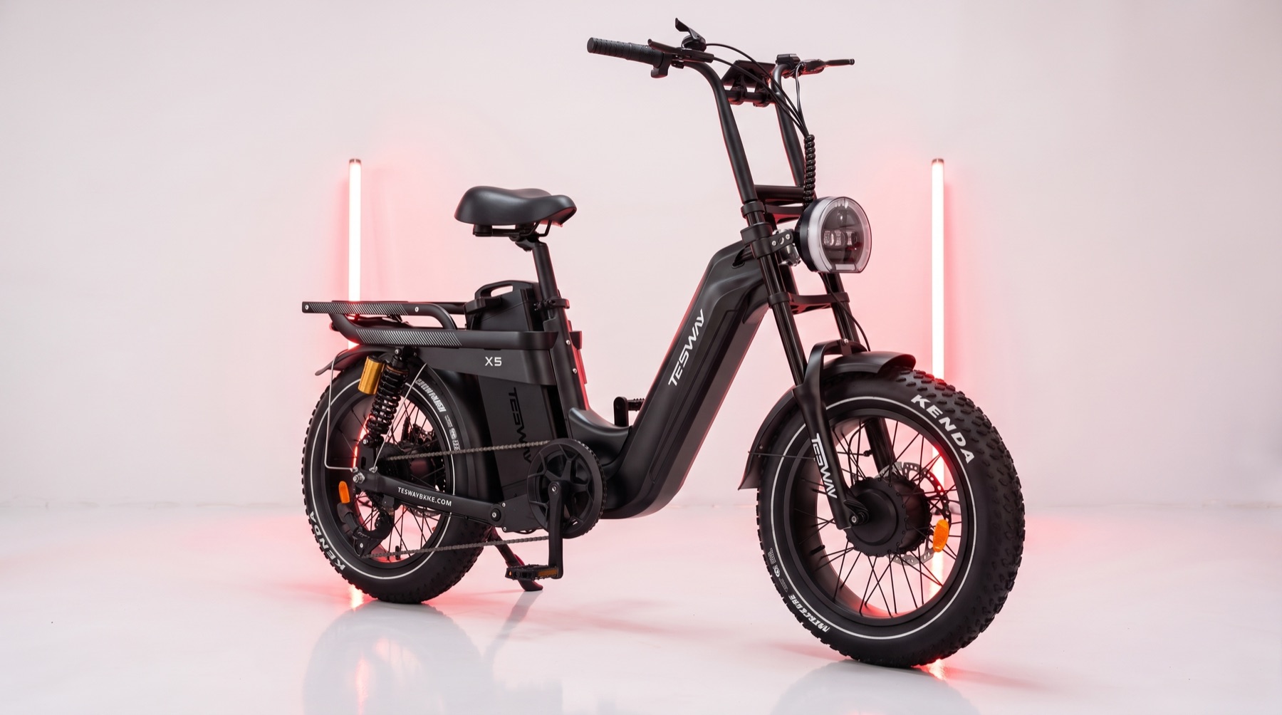 Tesway X5 AWD step-thru long-range e-bike