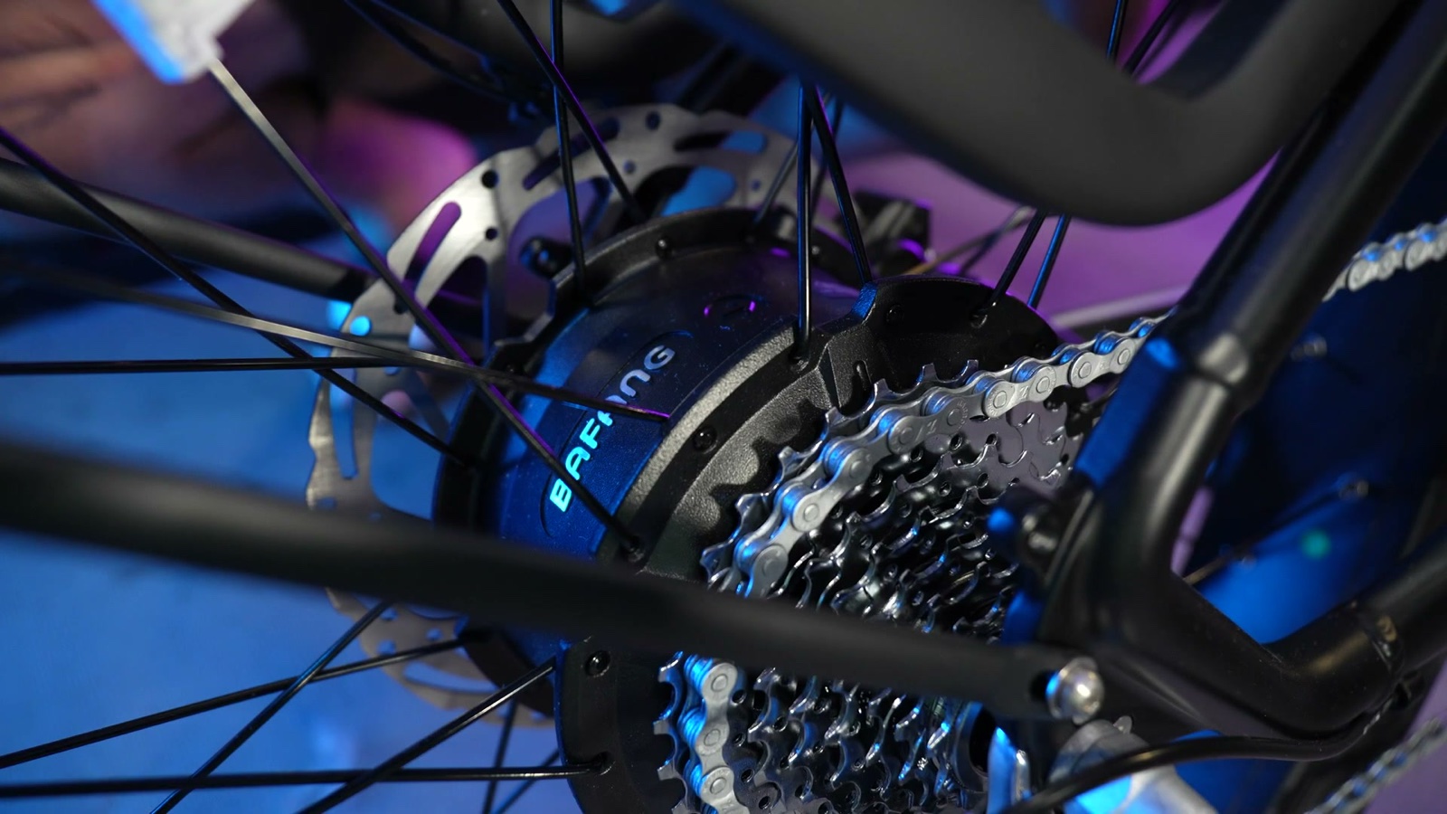 Bafang rear hub motor and cassette