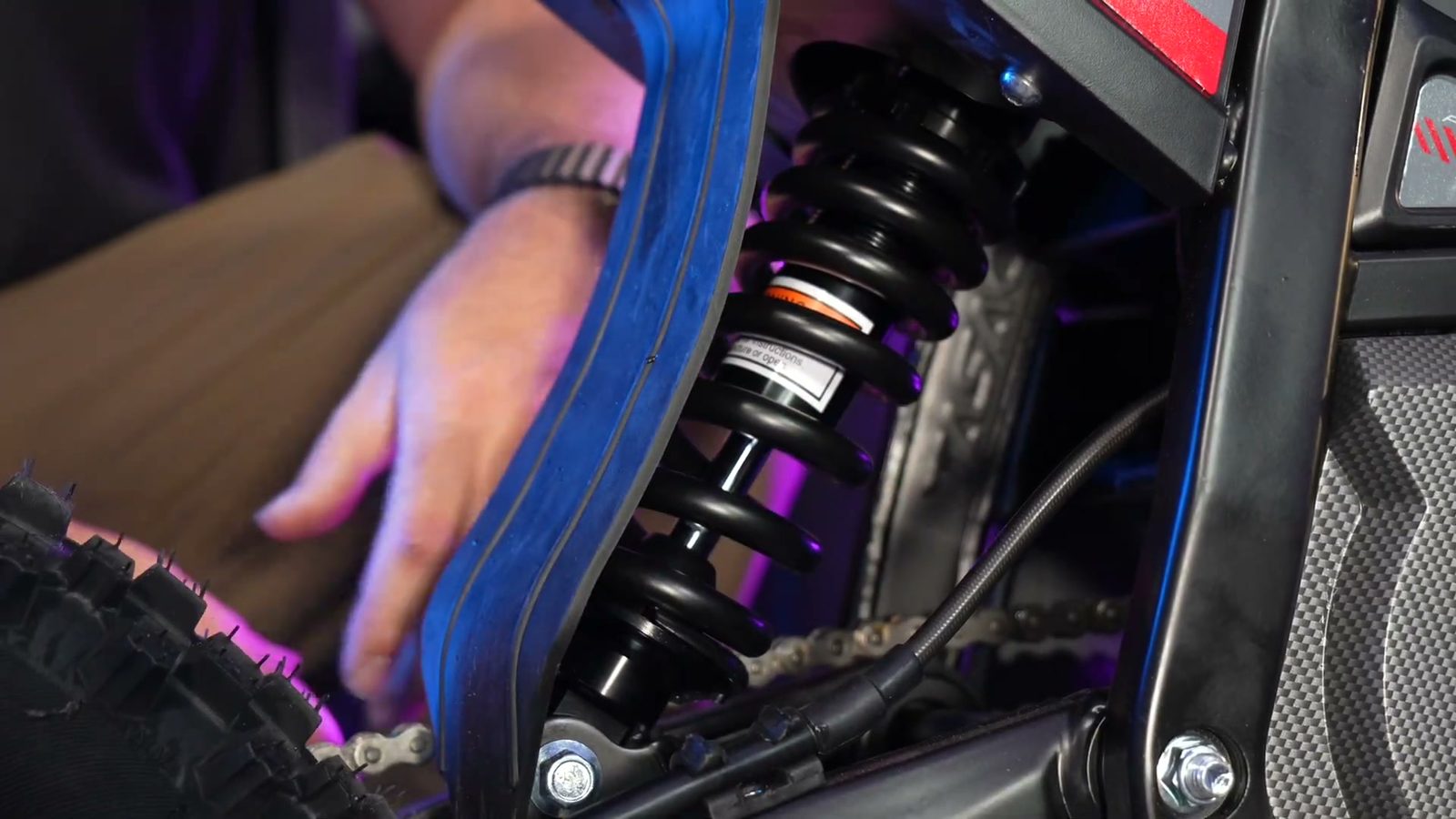 Valtinsu EM-5 Pro rear shock