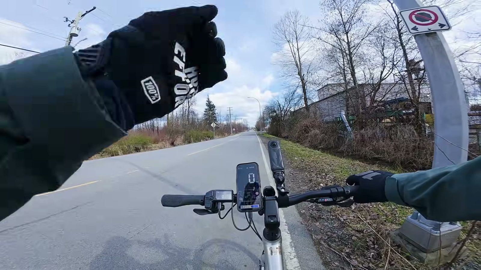 Throttle-only acceleration run starting from a standstill on the Tempo
