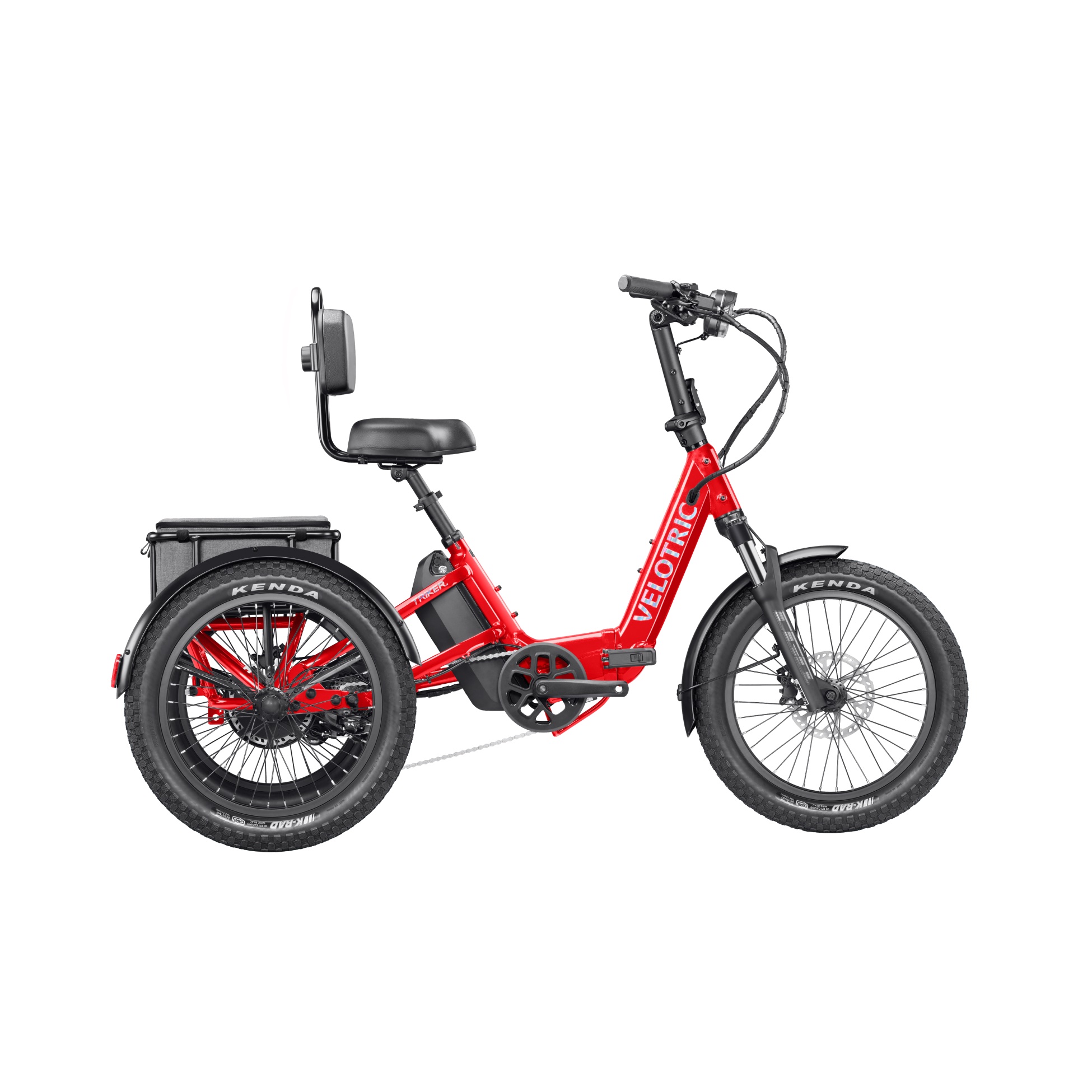 Velotric Triker in Cherry Crimson