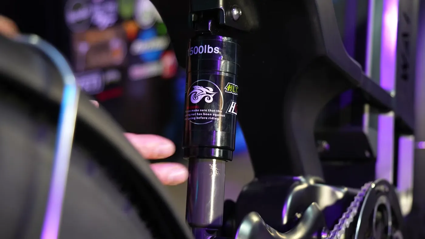 rear shock label