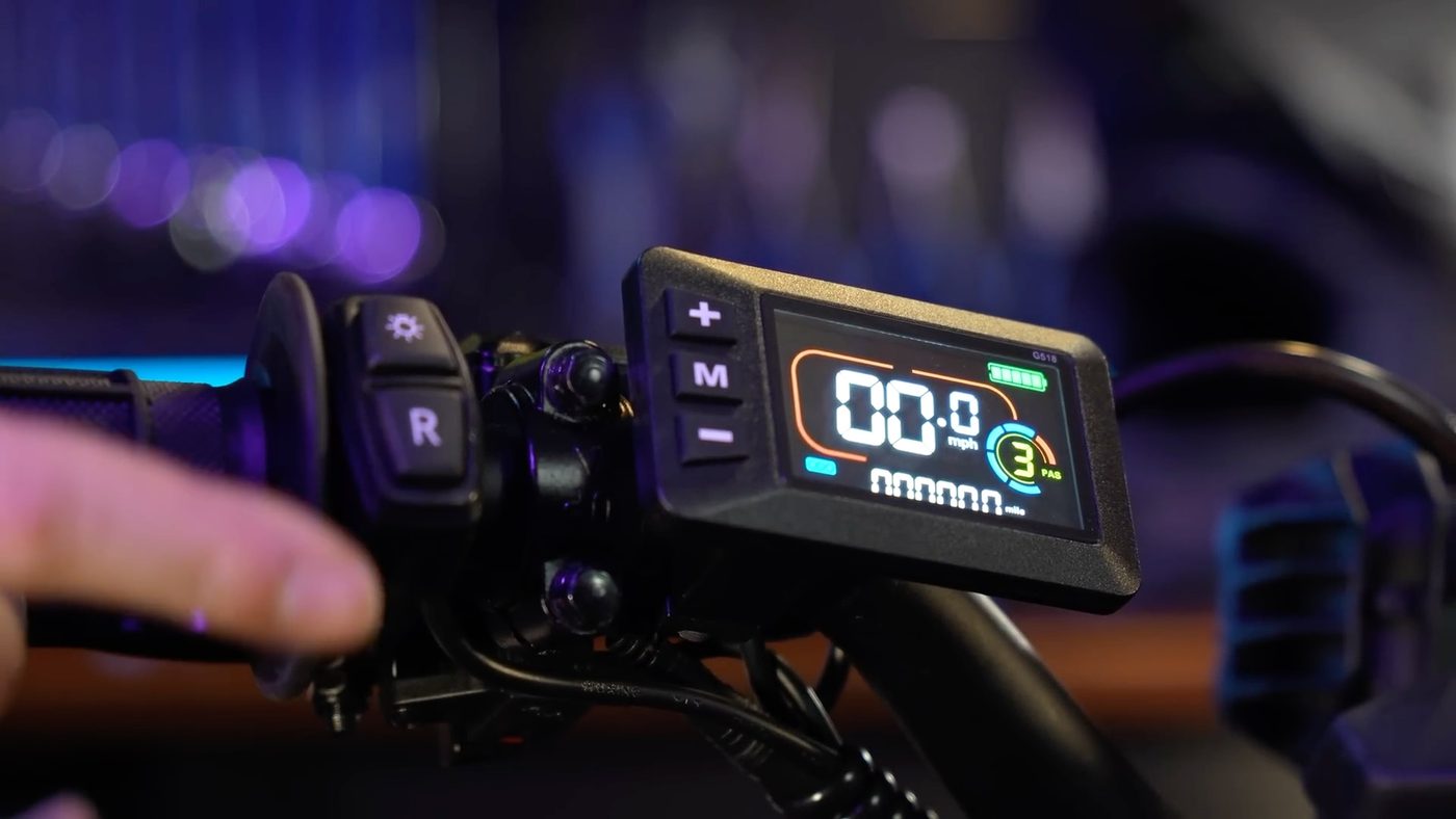 Colour display powered up