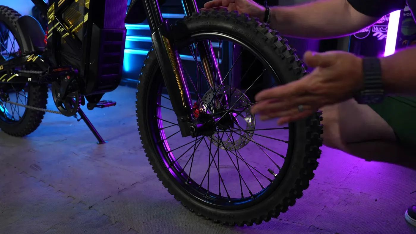 Zonveer ZX3 front brake caliper and rotor
