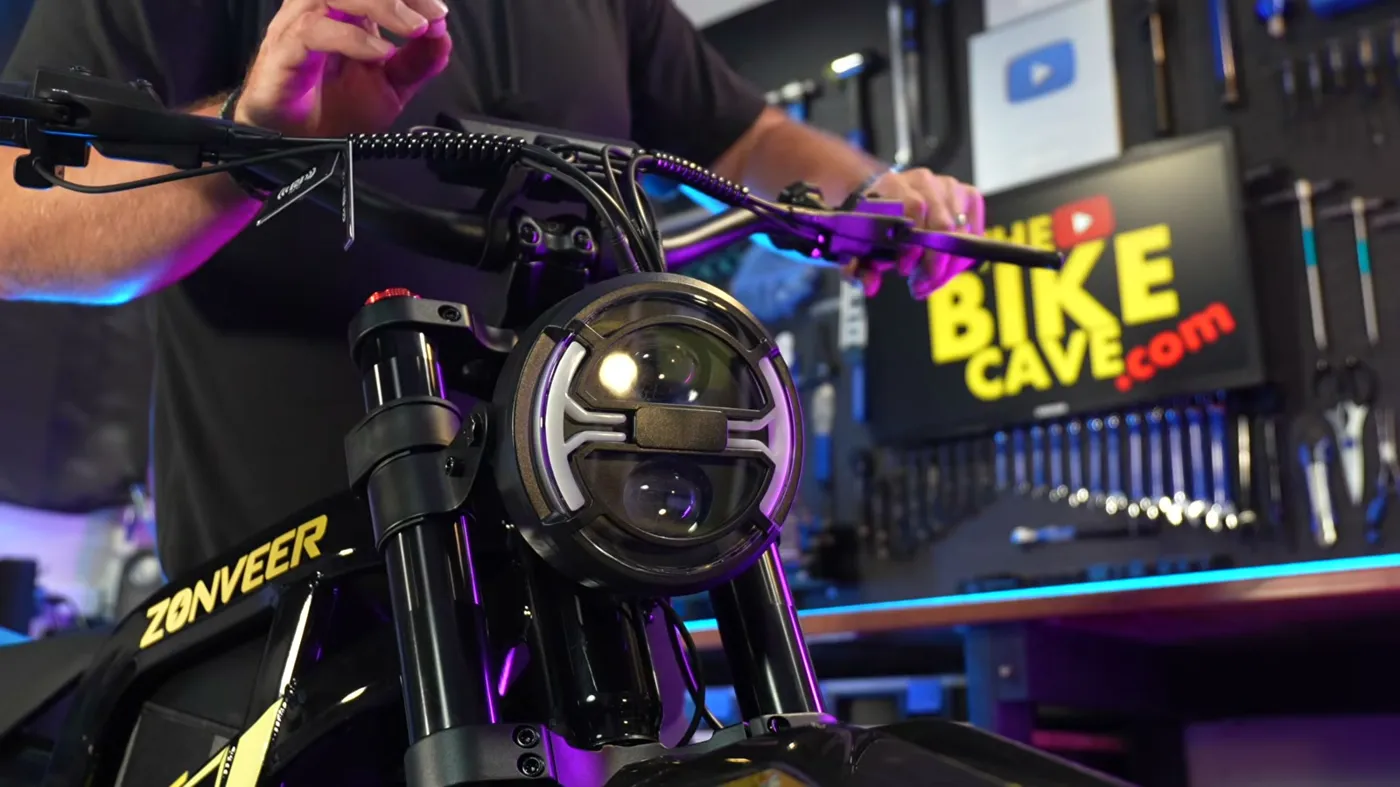 Zonveer ZX3 headlight and fork
