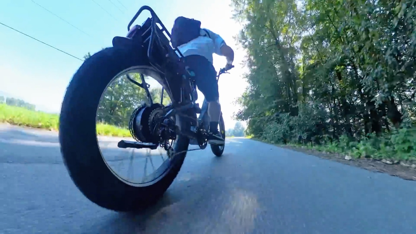 Riding the Magician Alpha at speed on open road