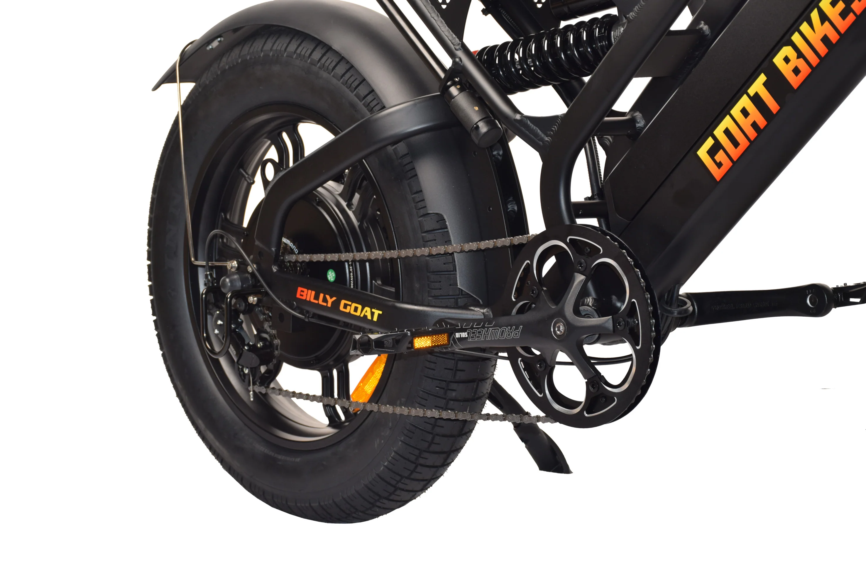 Rear hub motor, crankset and Shimano drivetrain